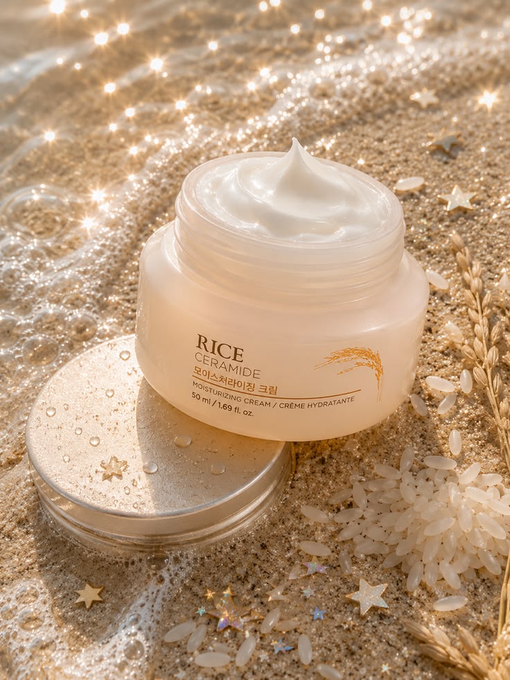 Rice Ceramide Moisturizing Cream 50ml | Deep Hydration & Skin Barrier Care (Orginl Korean Products✅)
