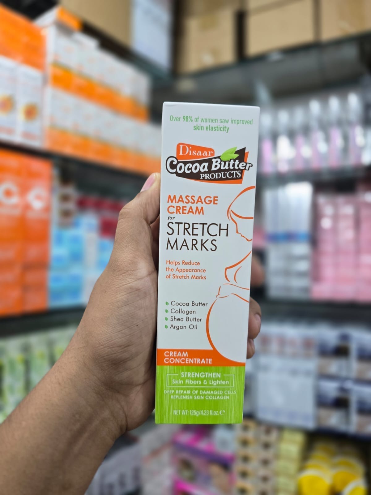 Disaaar Cocoa Butter Massage Cream for Stretch Marks 125g |cosmofair