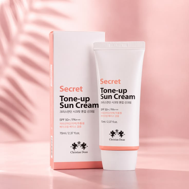 Secret Tone-Up Sun Cream SPF50+ PA+++ 70ml – Lightweight Daily Sunscreen | Cosmo-Fair