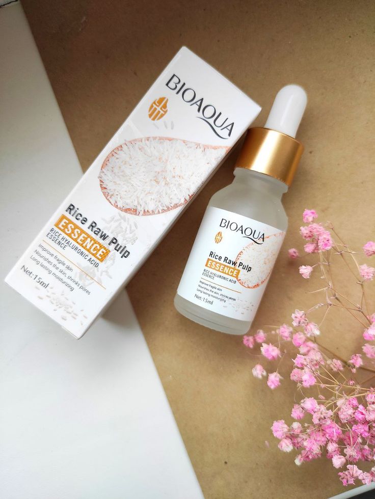 BIOAQUA Rice Raw Pulp Essence Serum with Hyaluronic Acid 15ml | Brightening & Hydrating